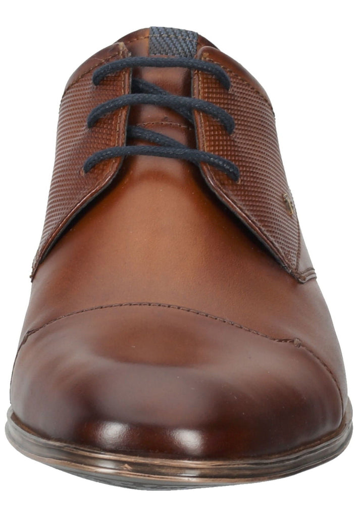 Bugatti Businessschuhe Glattleder Cognac