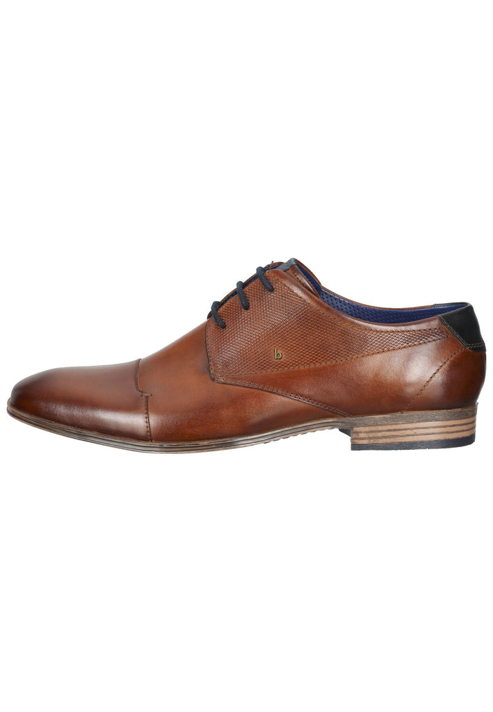 Bugatti Businessschuhe Glattleder Cognac