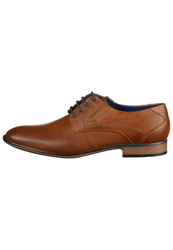 Bugatti Businessschuhe Glattleder Cognac