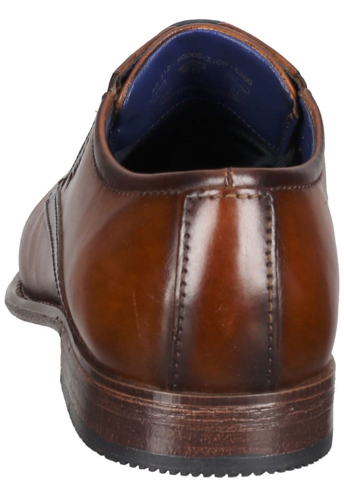 Bugatti Businessschuhe Glattleder Cognac