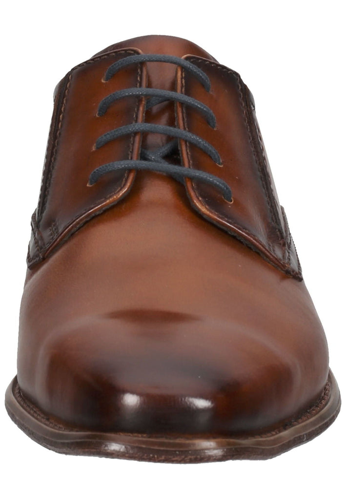 Bugatti Businessschuhe Glattleder Cognac