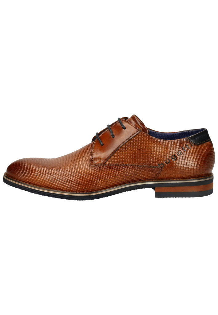 Bugatti Businessschuhe Glattleder Cognac