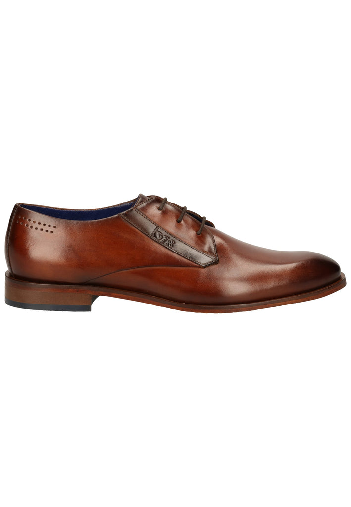 Bugatti Businessschuhe Glattleder Cognac