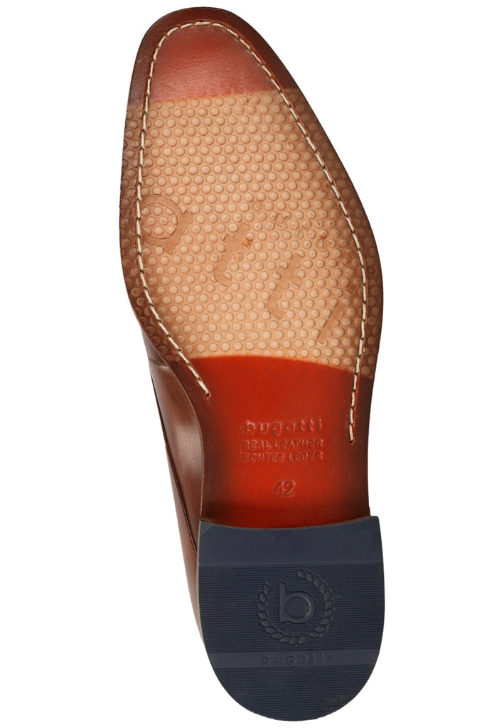 Bugatti Businessschuhe Glattleder Cognac