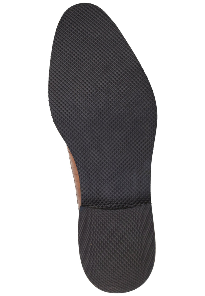 Bugatti Businessschuhe Glattleder Cognac