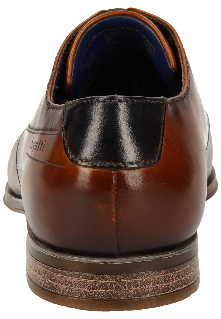 Bugatti Businessschuhe Glattleder Cognac