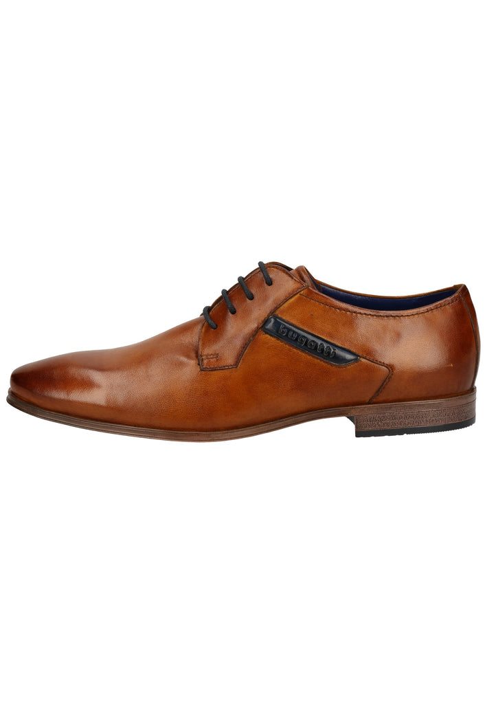 Bugatti Businessschuhe Glattleder Cognac