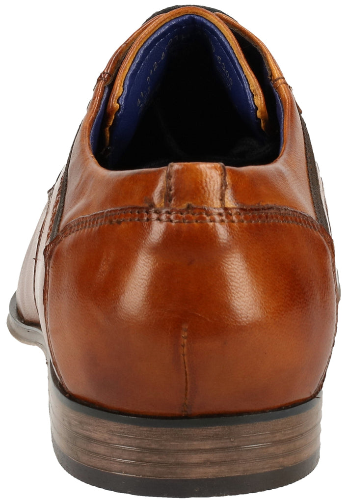 Bugatti Businessschuhe Glattleder Cognac