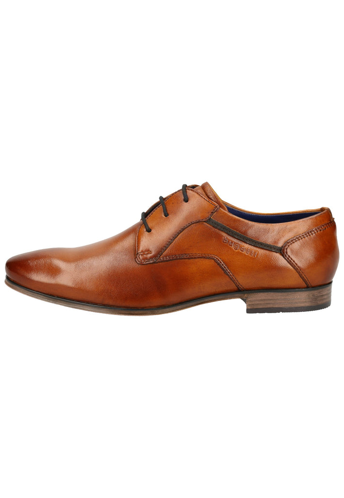 Bugatti Businessschuhe Glattleder Cognac