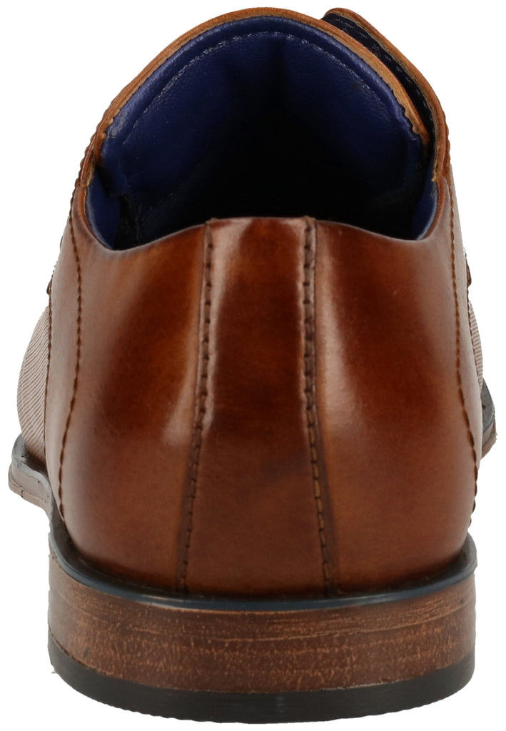 Bugatti Businessschuhe Glattleder Cognac