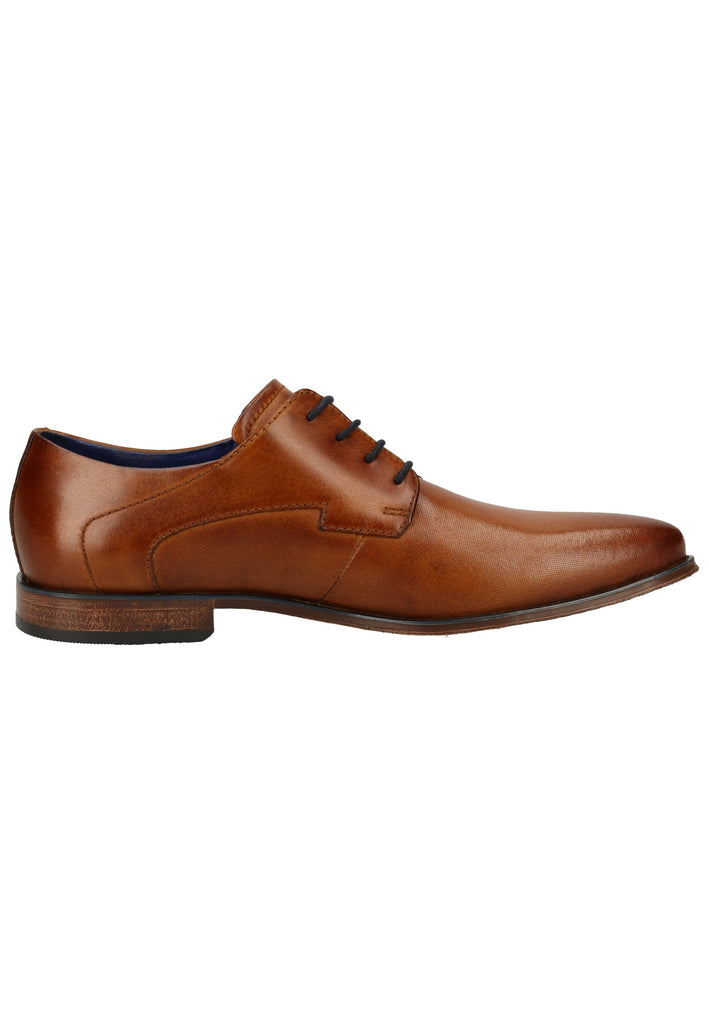 Bugatti Businessschuhe Glattleder Cognac
