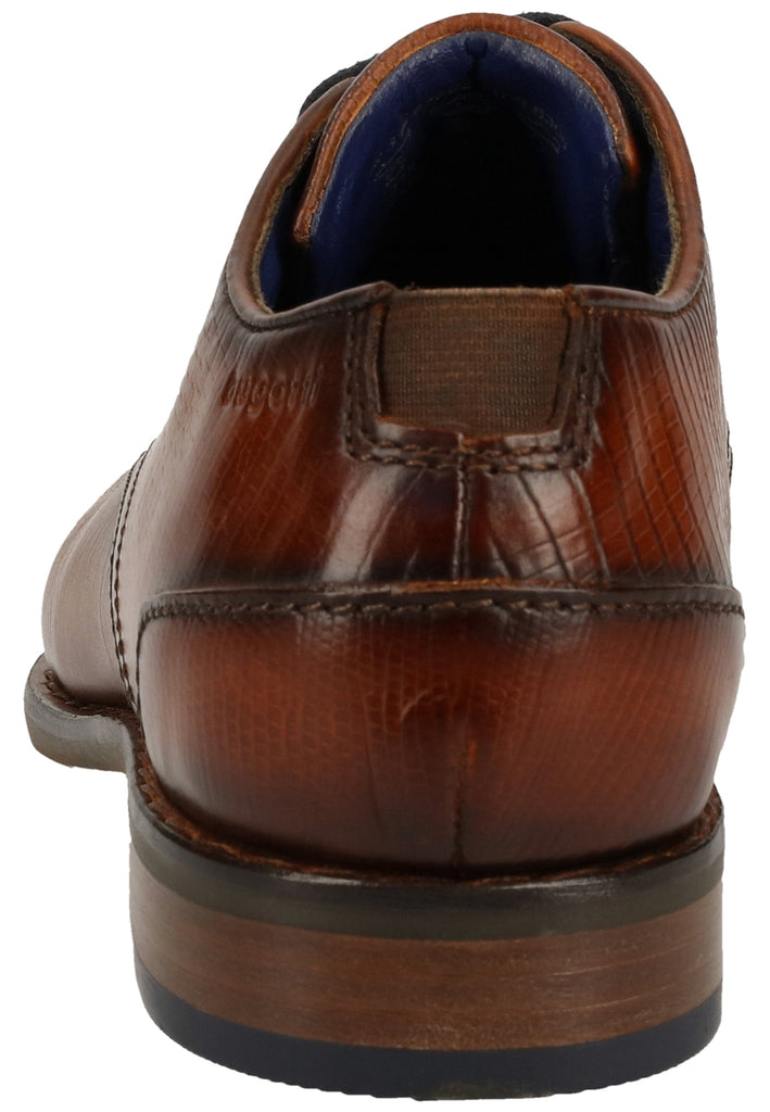 Bugatti Businessschuhe Glattleder Cognac