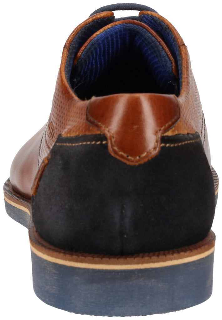 Bugatti Businessschuhe Glattleder Cognac