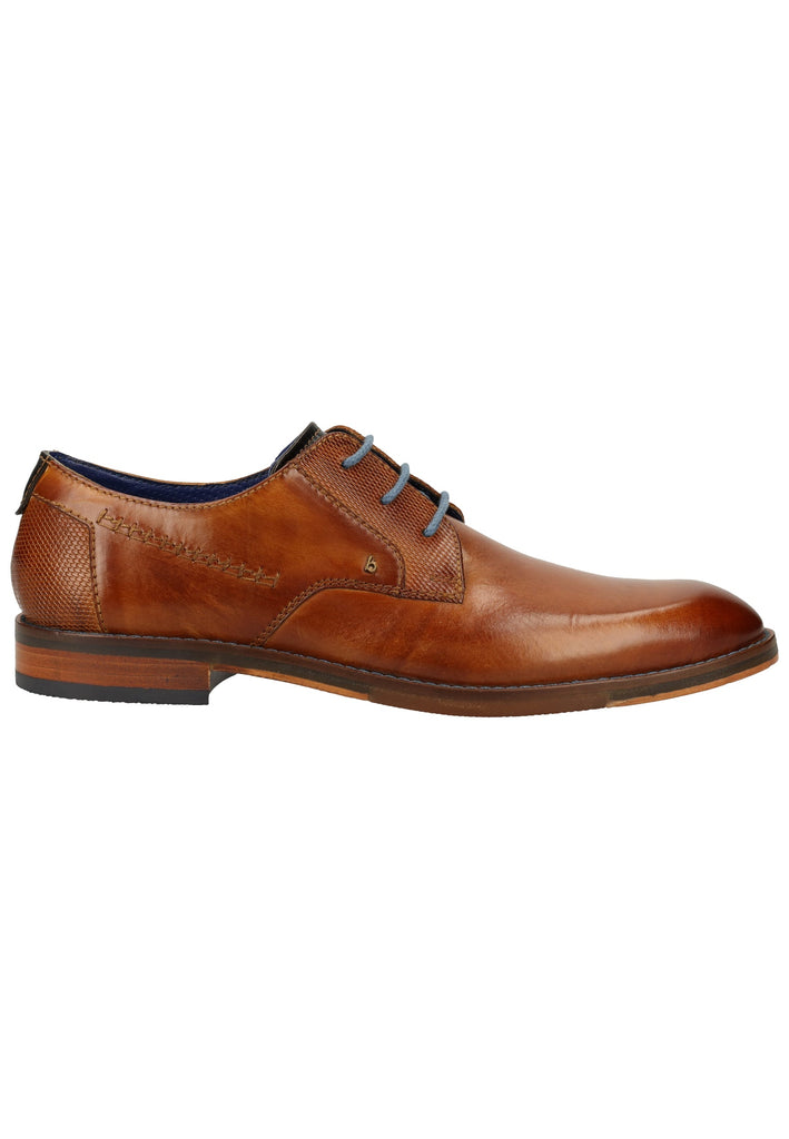 Bugatti Businessschuhe Glattleder Cognac
