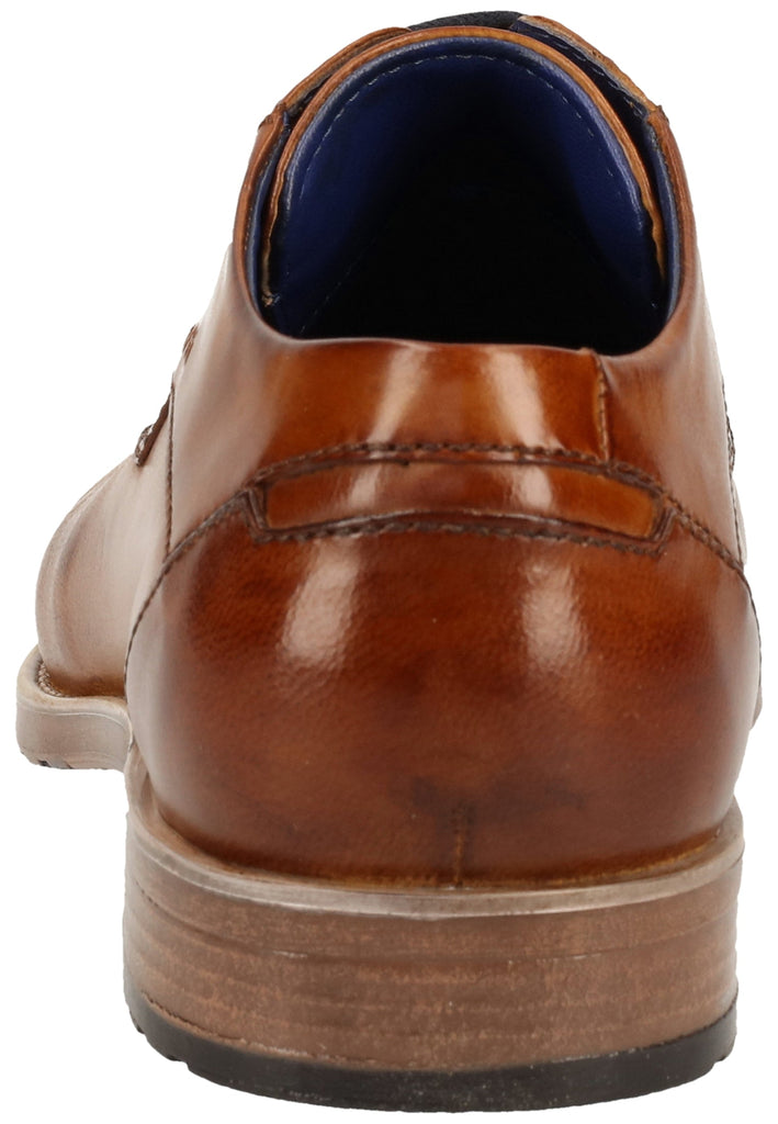 Bugatti Businessschuhe Glattleder Cognac