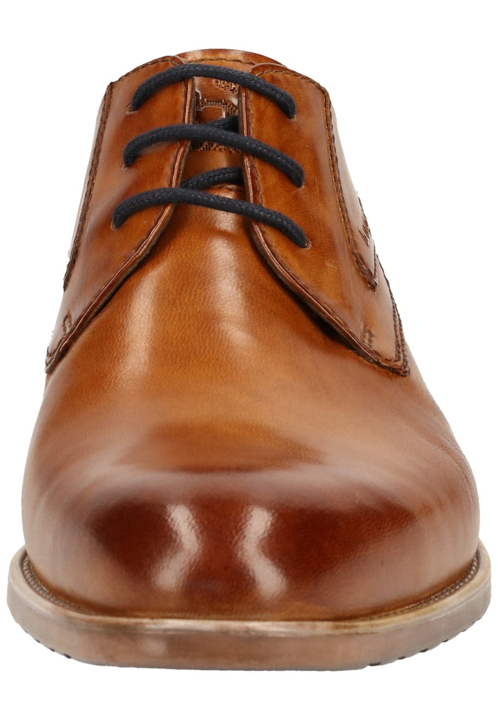 Bugatti Businessschuhe Glattleder Cognac