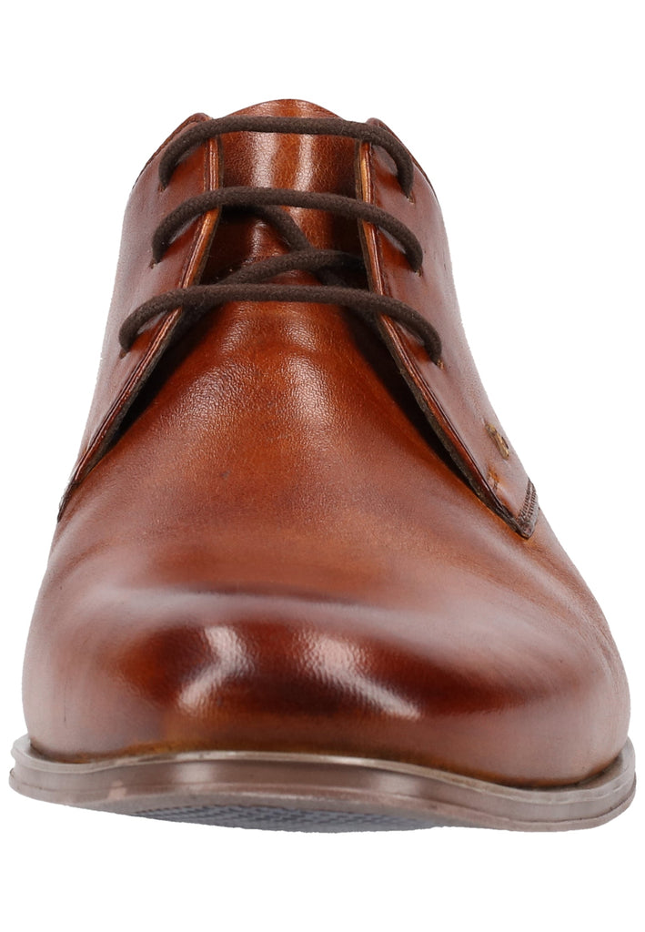 Bugatti Businessschuhe Glattleder Cognac