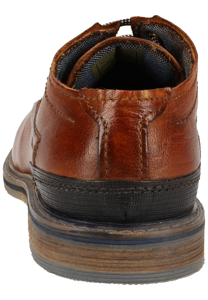 Bugatti Businessschuhe Glattleder Cognac