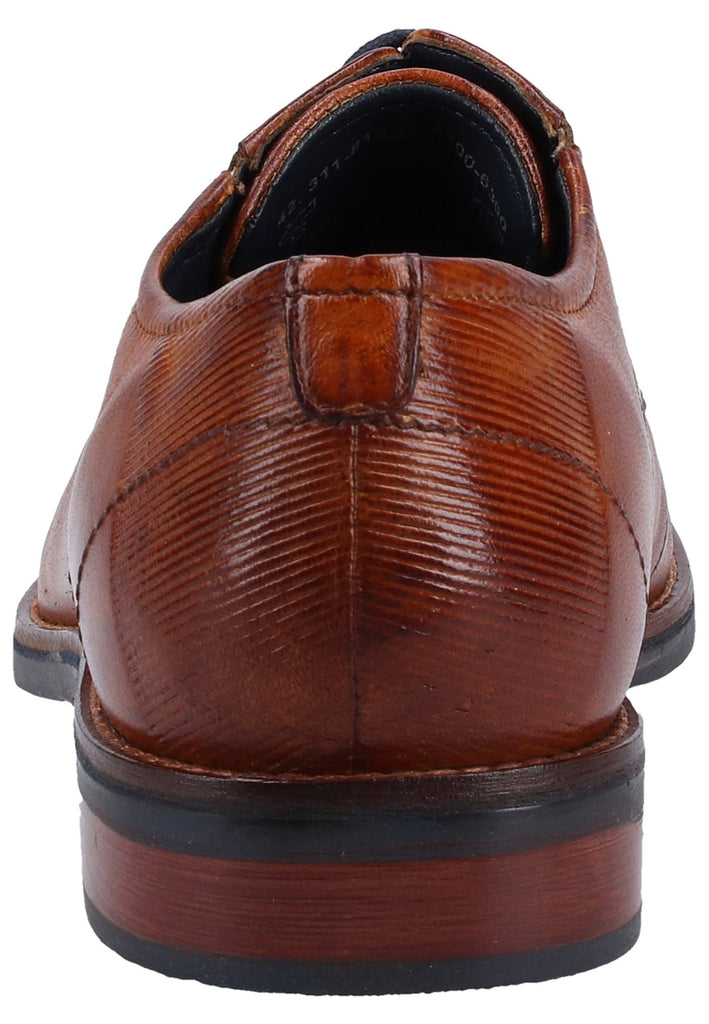 Bugatti Businessschuhe Glattleder Cognac