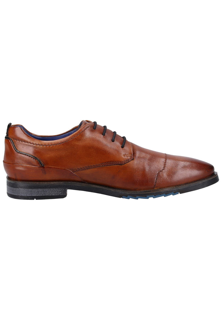 Bugatti Businessschuhe Glattleder Cognac