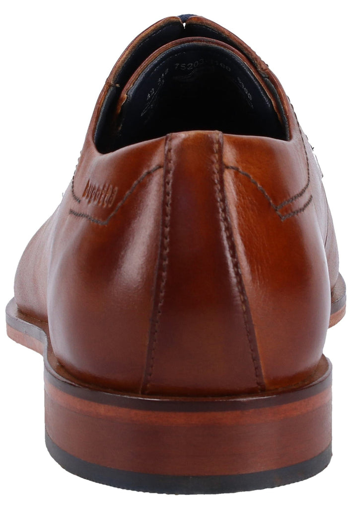 Bugatti Businessschuhe Glattleder Cognac