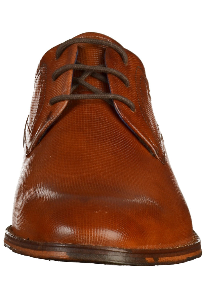 BUGATTI Businessschuhe Glattleder Cognac