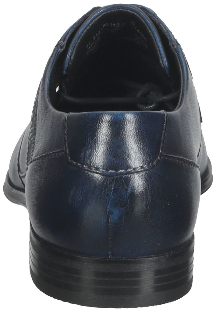 Bugatti Businessschuhe Glattleder Dunkelblau