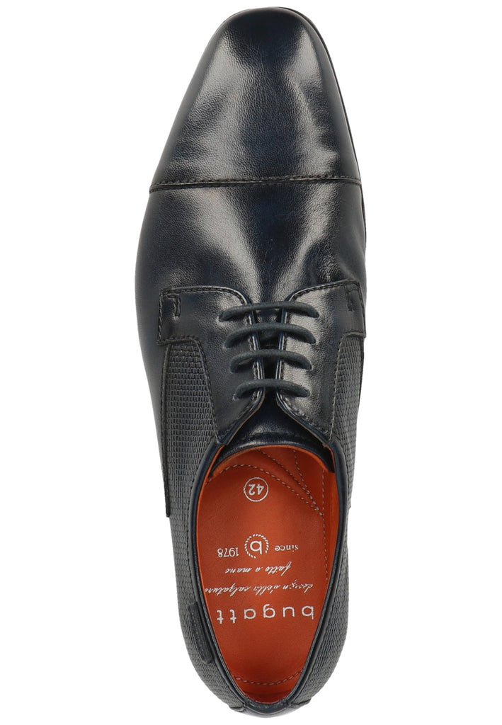 Bugatti Businessschuhe Glattleder Dunkelblau