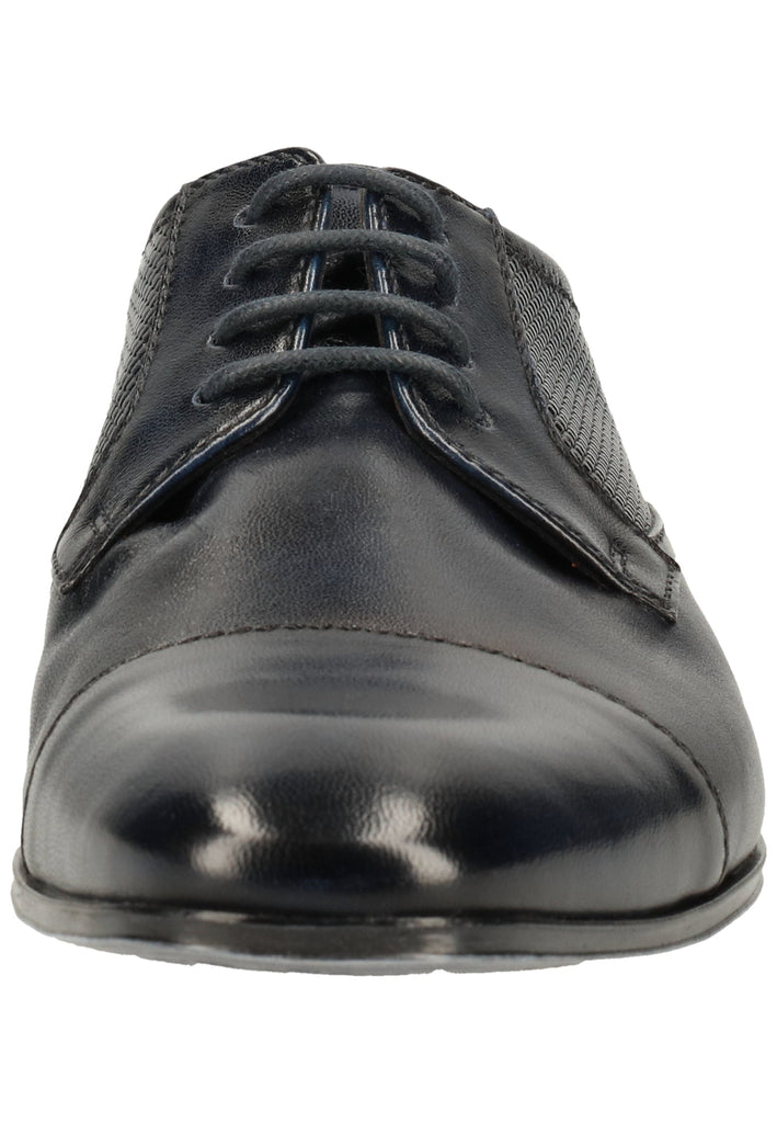 Bugatti Businessschuhe Glattleder Dunkelblau