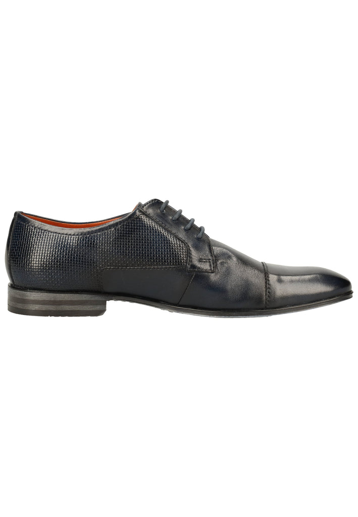 Bugatti Businessschuhe Glattleder Dunkelblau
