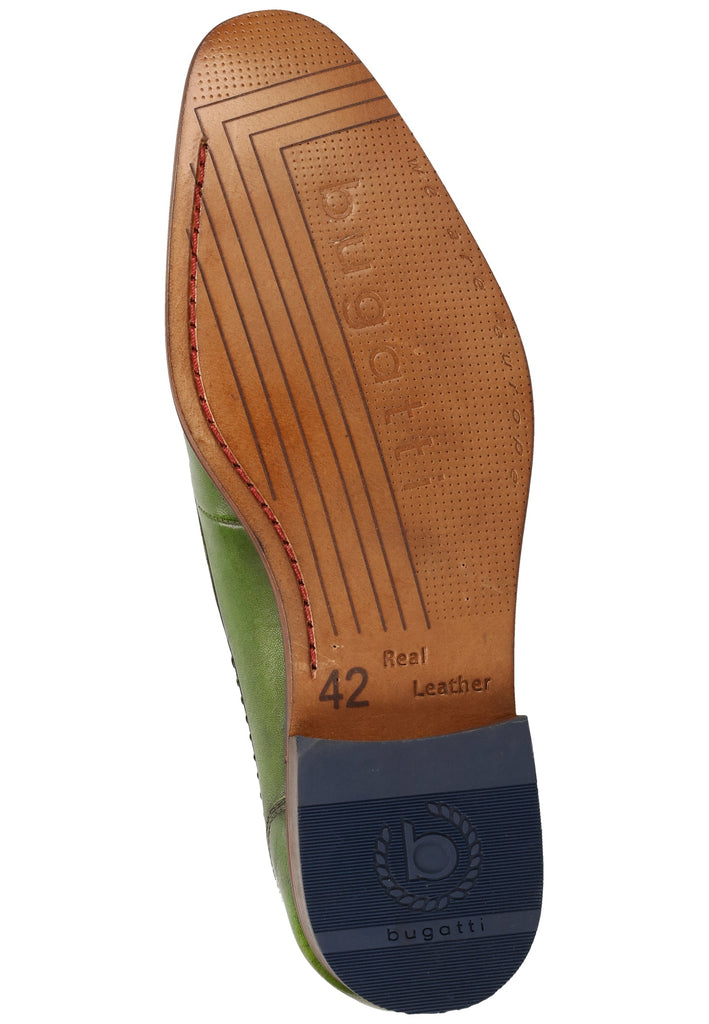 Bugatti Businessschuhe Glattleder Grün