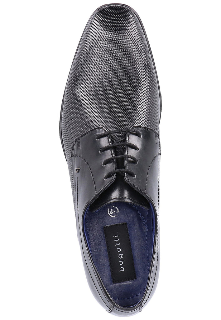 Bugatti Businessschuhe Glattleder Schwarz