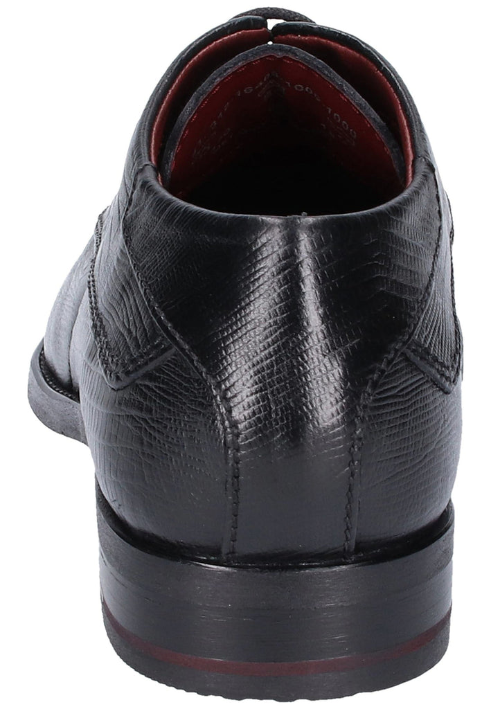 Bugatti Businessschuhe Glattleder Schwarz