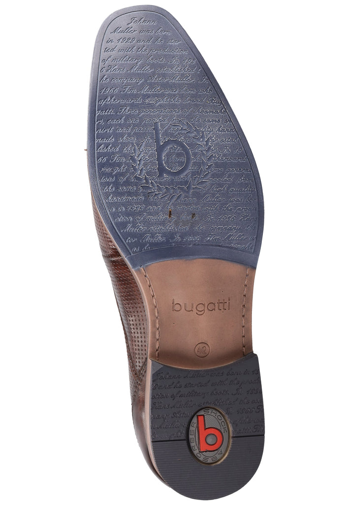 Bugatti Businessschuhe Leder Brown