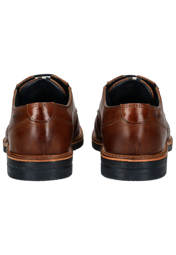 Bugatti Businessschuhe Leder Cognac