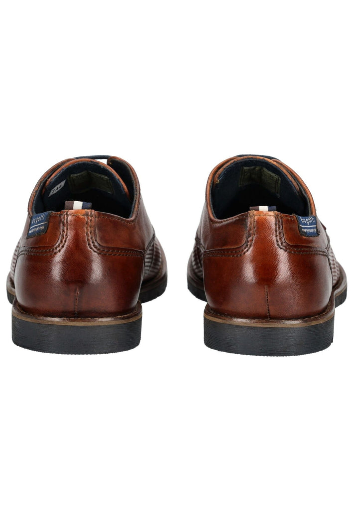 Bugatti Businessschuhe Leder Cognac