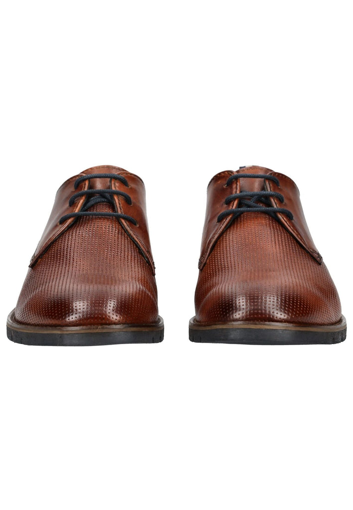 Bugatti Businessschuhe Leder Cognac