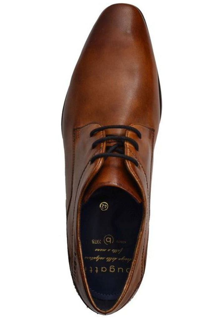 Bugatti Businessschuhe Leder Cognac