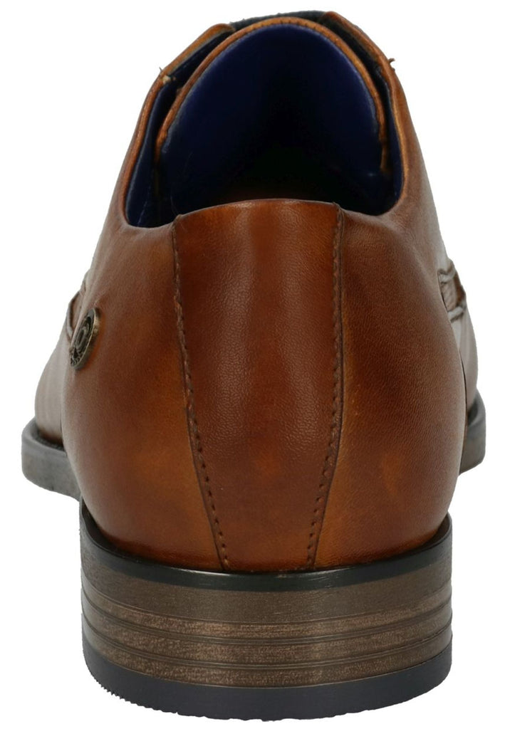 Bugatti Businessschuhe Leder Cognac