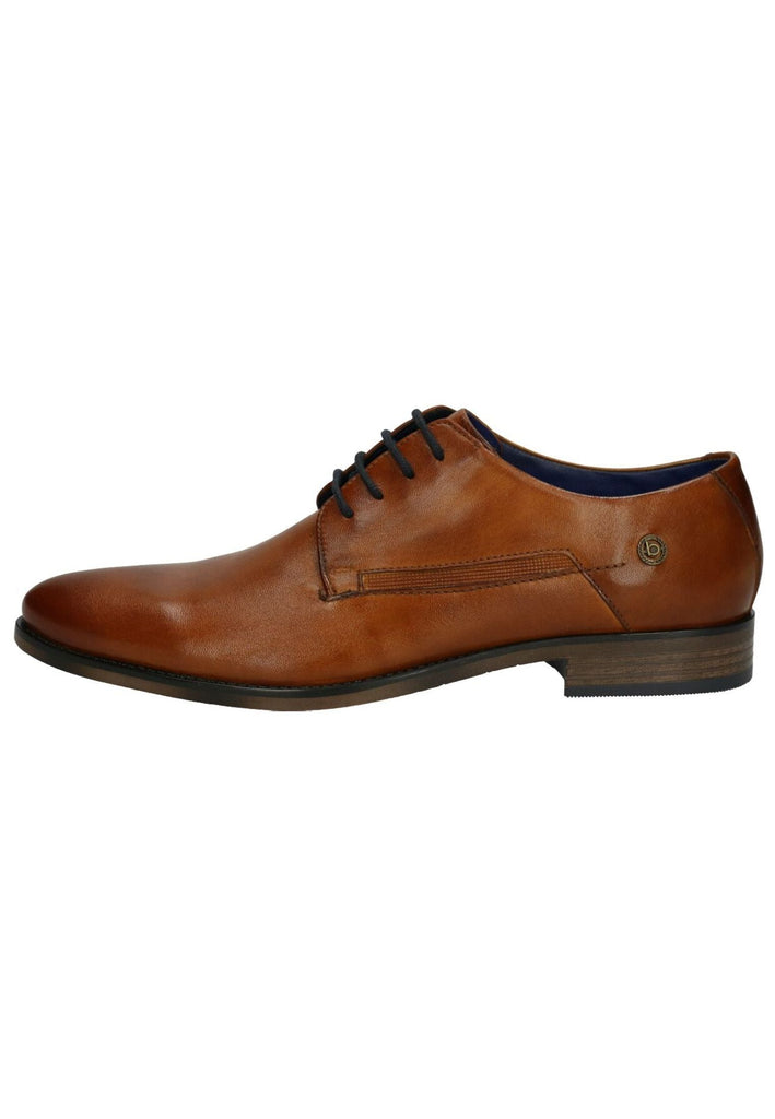 Bugatti Businessschuhe Leder Cognac