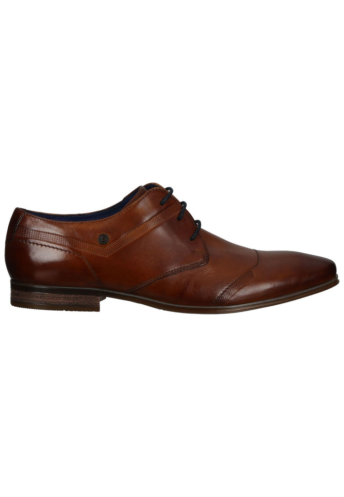 Bugatti Businessschuhe Leder Cognac