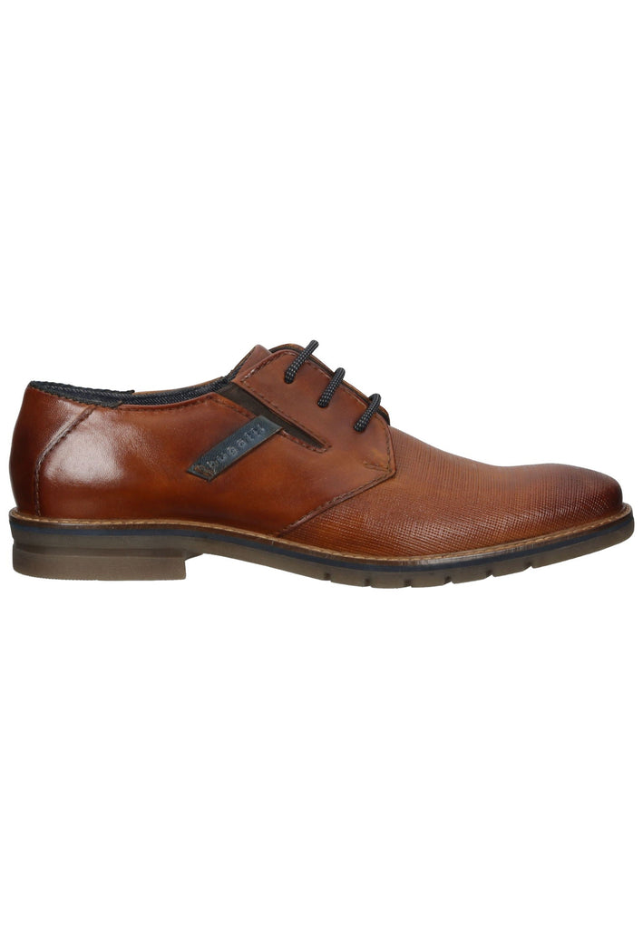 Bugatti Businessschuhe Leder Cognac