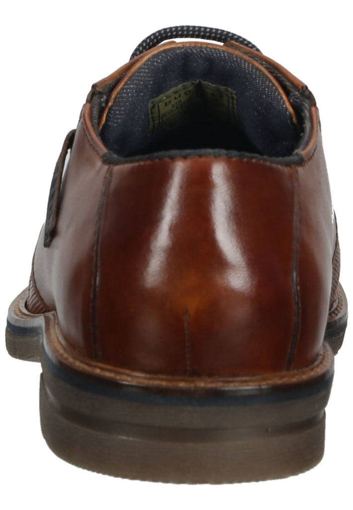 Bugatti Businessschuhe Leder Cognac