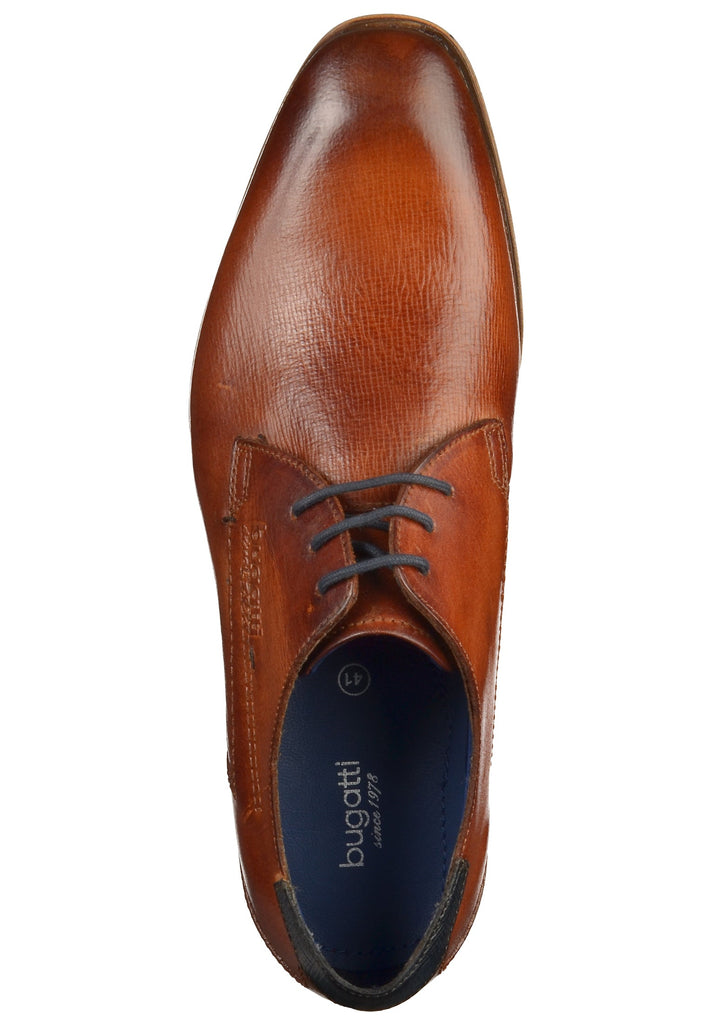 Bugatti Businessschuhe Leder Cognac