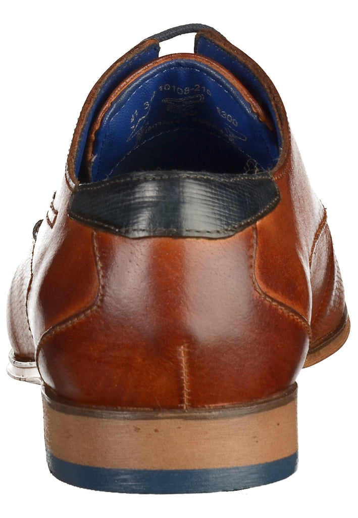 Bugatti Businessschuhe Leder Cognac