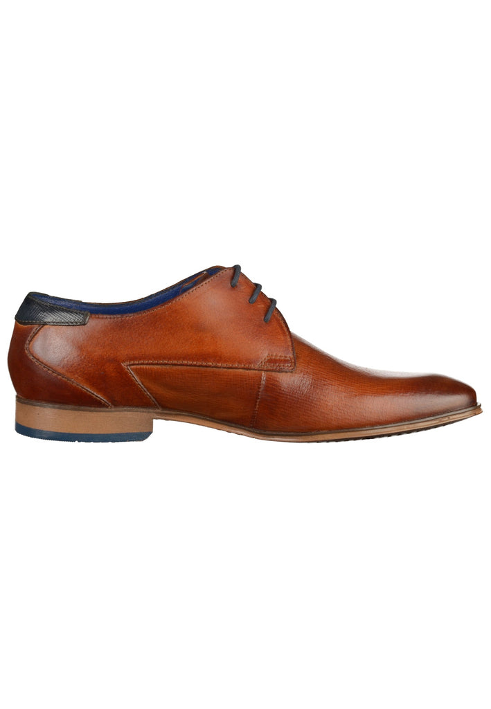 Bugatti Businessschuhe Leder Cognac