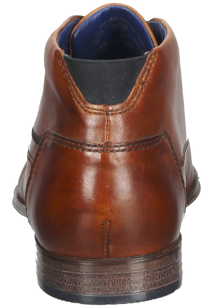 Bugatti Businessschuhe Leder Cognac