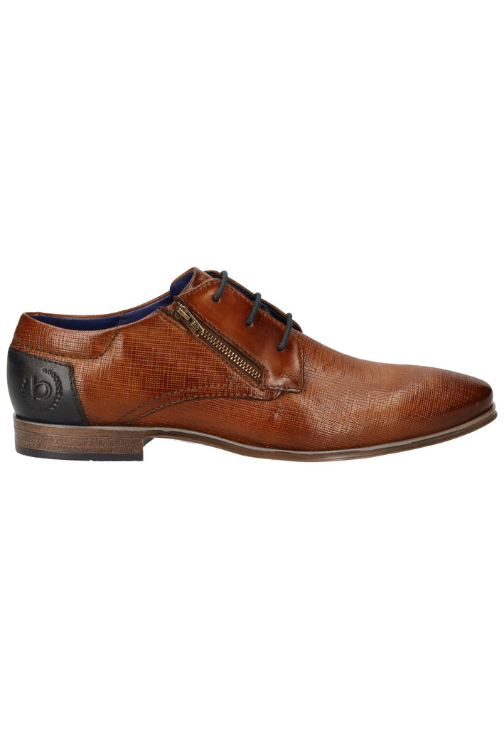 Bugatti Businessschuhe Leder Cognac