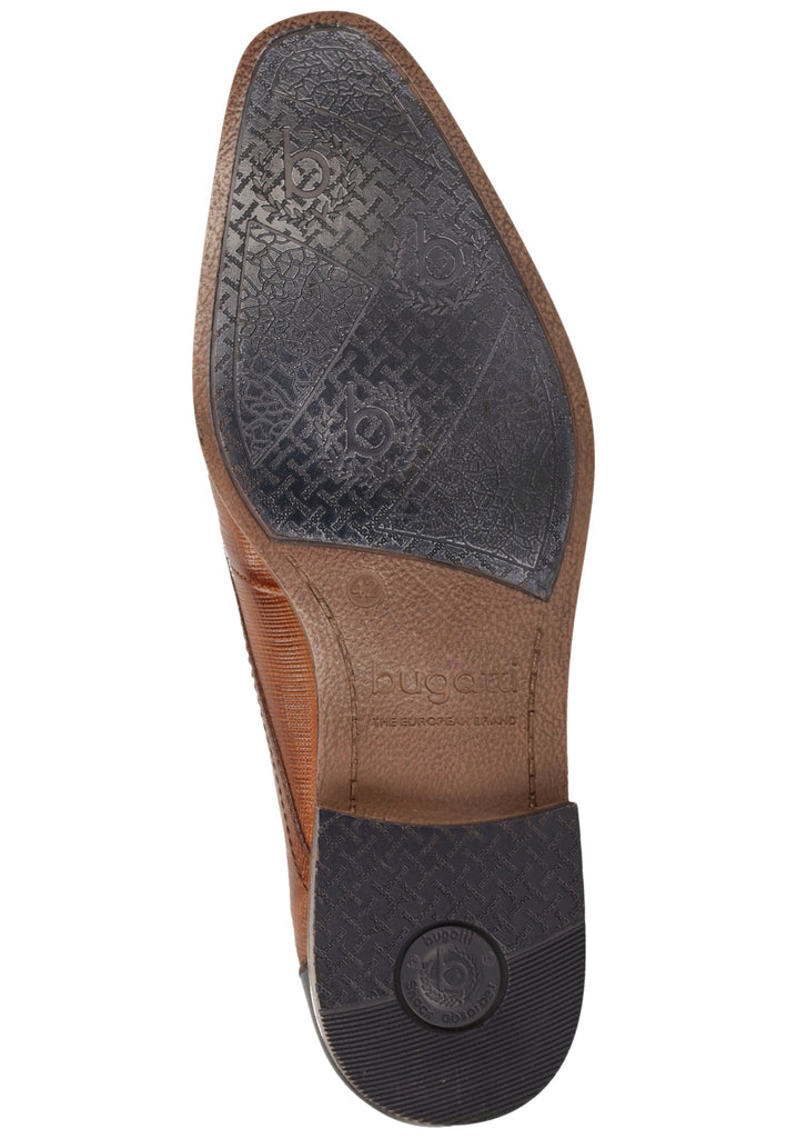 Bugatti Businessschuhe Leder Cognac