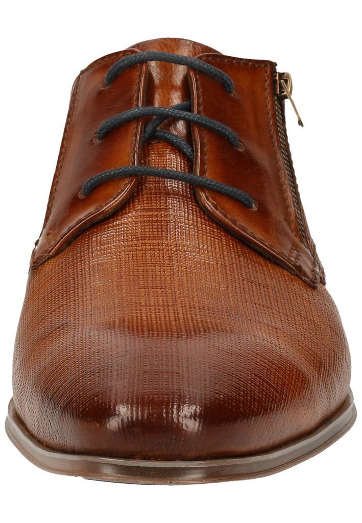 Bugatti Businessschuhe Leder Cognac